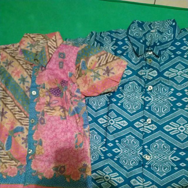 Sale / Cuci Gudang Hem Batik Anak 1-8th  Bisa Pilih Size Tidak Bisa Pilih Motif