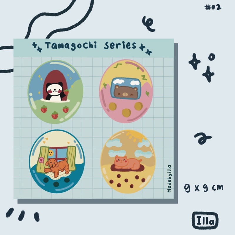 

madebyilla - Tamagochi Series sticker