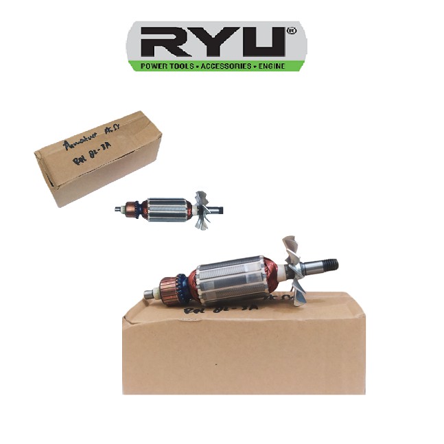 RYU Angker Armature Assy Mesin Planner RPL 82- 3A / Anker Armatur Disc Serut Ketam Spare Part Rotor