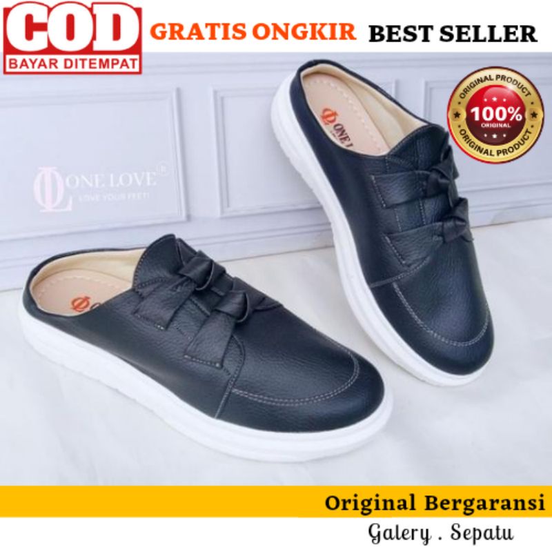 One Love Sepatu Wedges Bustong Wanita Terbaru One Love Original Branded Sepatu Casual Wanita Hak Tin