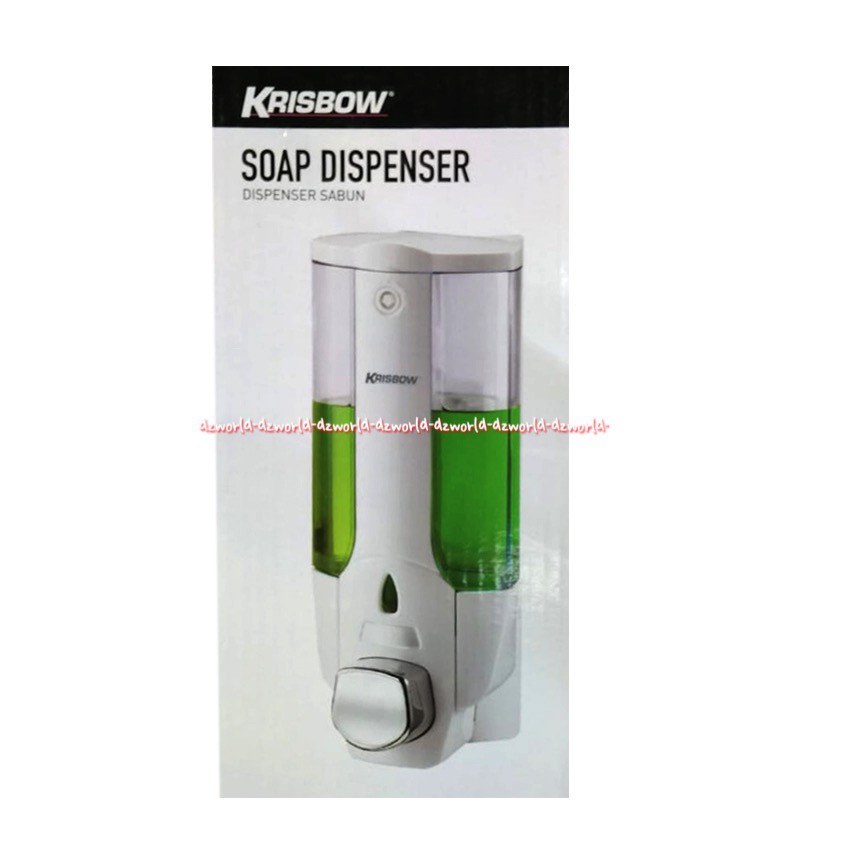 Krisbow Soap Dispenser 380ml Tempat Sabun Mandi Sabun Cuci Tangan Shampoo Cair Di Toilet Kamar Mandi Model Tekan Pencet Soaps Dispencer Kris Bow 380 ml