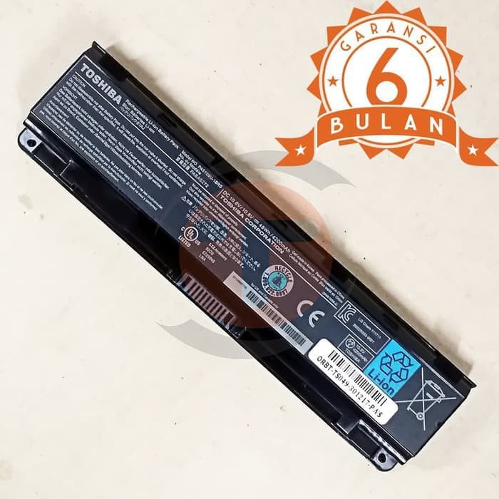 Baterai Toshiba Satellite PA5109U-1BRS Original - Black