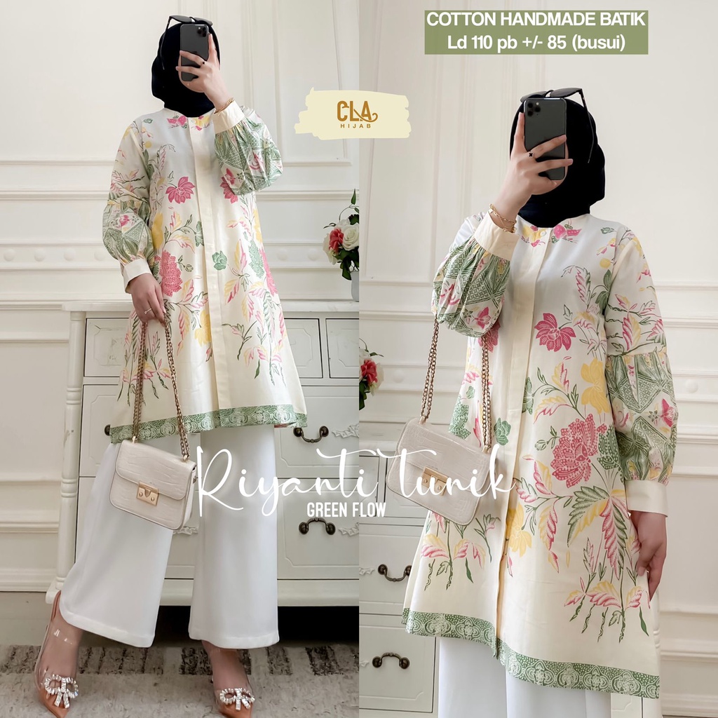 Riyanti Set Tunik Cotton Handmade Batik by Cla Hijab / 017