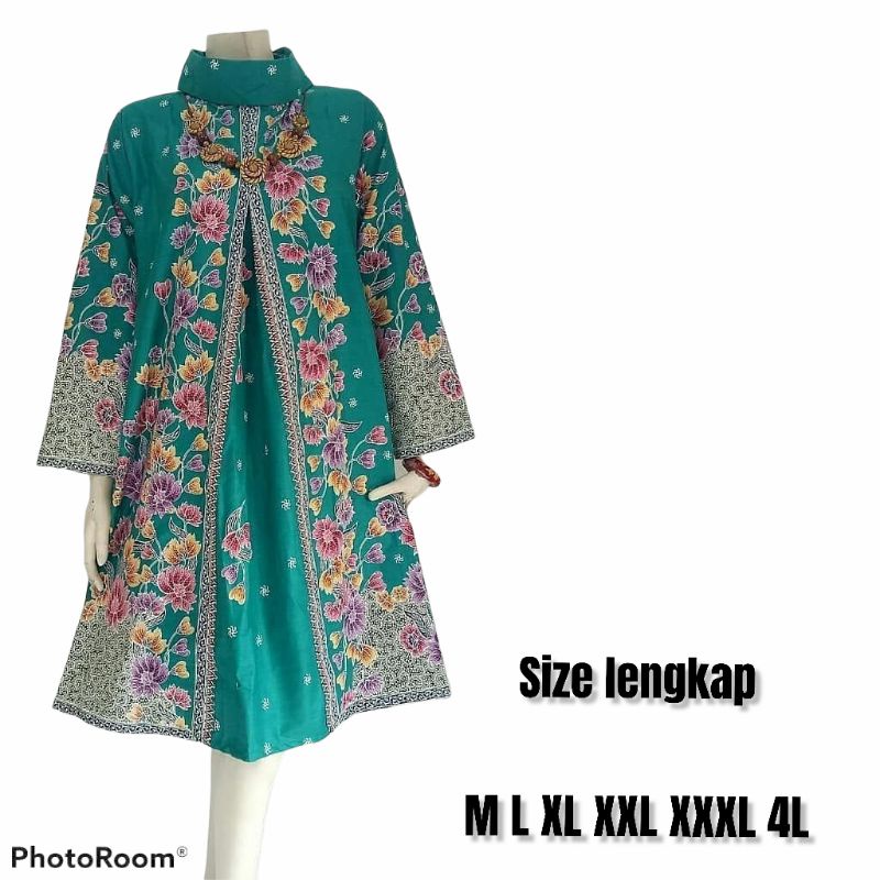 TUNIK BATIK || ATASAN BATIK WANITA JUMBO || TUNIK BATIK JUMBO