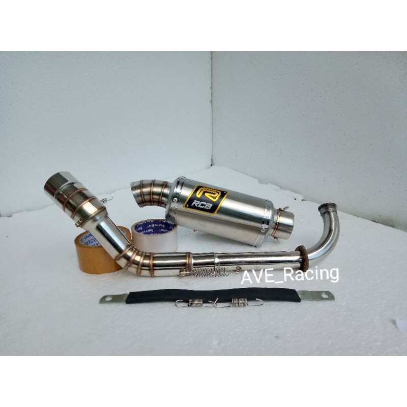 Knalpot racing RCB buat Scoopy dll
