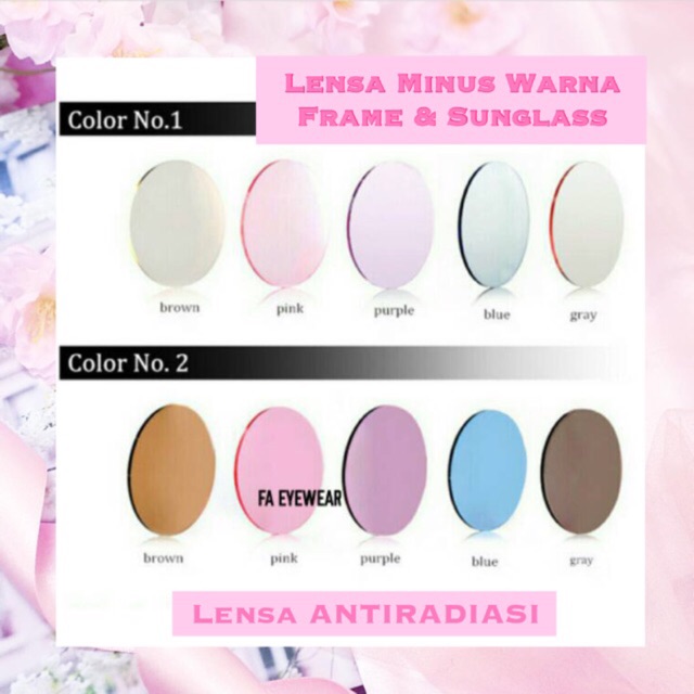 Jual Lensa WARNA Minus / Plus / Cylinder | Shopee Indonesia