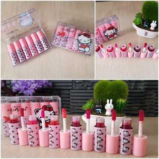 Mini Hello Kitty Lip Tint box isi 6 pcs