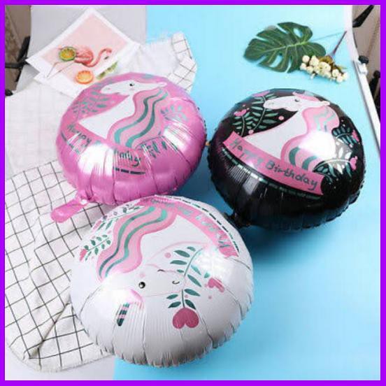 Unicorn Balon Karakter Murah  / Balon Foil Karakter Unicorn 45cm