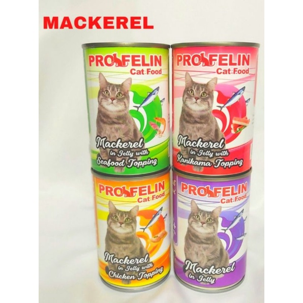 Makanan kucing profelin kaleng 400gr per dus per box profelin kaleng 1box 24 kaleng