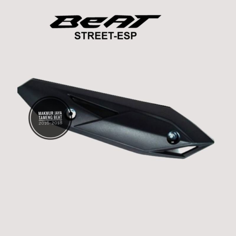 Cover Tutup Tameng Knalpot Honda Beat New Fi Esp Street Pop 2017-2019 Standar