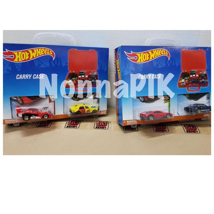Hot Wheels HOT BOX Carry Case Single (isi 2pcs Hot Wheels + 1pcs Box)