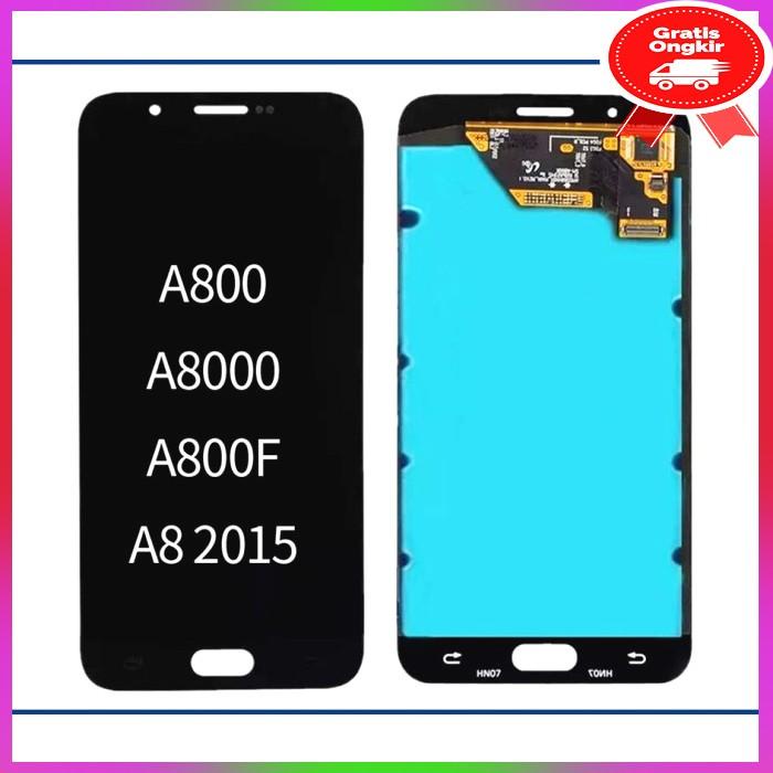 TERMURAH LCD TOUCHSCREEN FULLSET SAMSUNG A8 2015 A800 A8000 OLED FREE ONGKIR