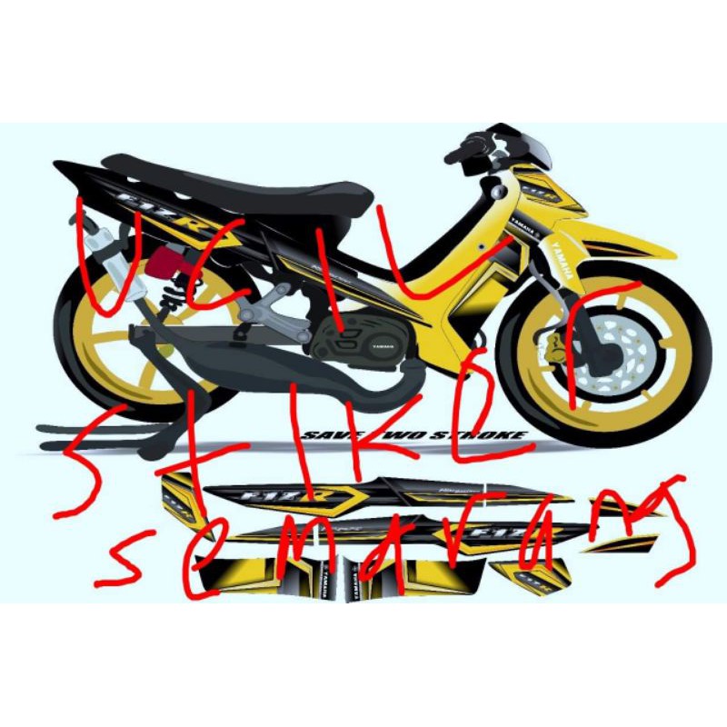 striping fiz r variasi kuning hitam
