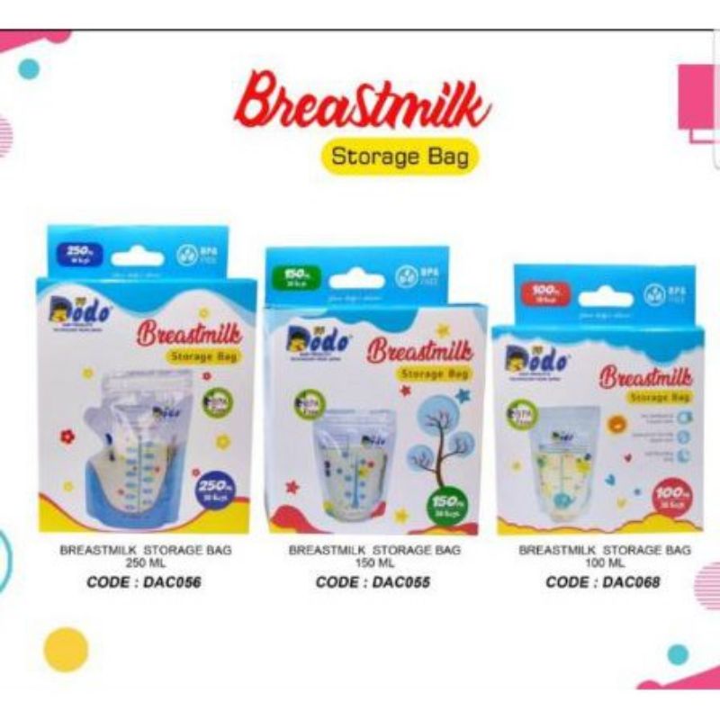 Dodo kantong asi 100ml isi 30