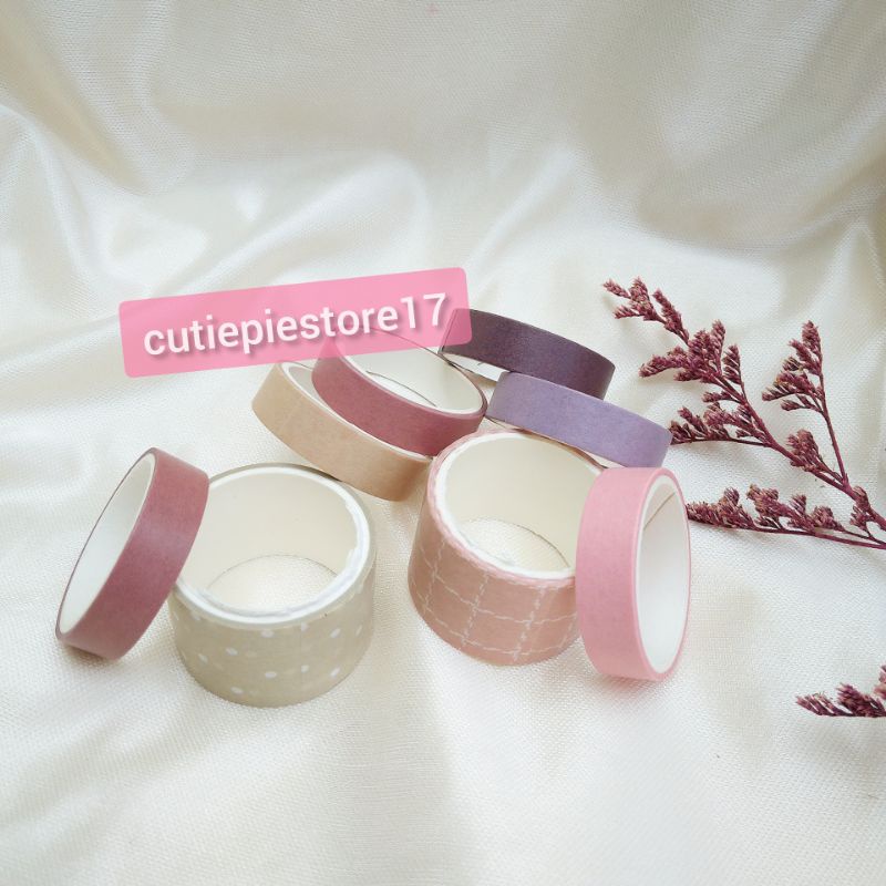 

Washi Tape (Isolasi Berwarna) Mix Edition