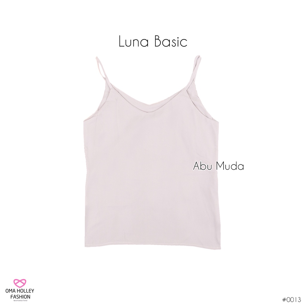 (COD) OH Fashion Luna Basic Tank Top Premium Quality Korea #0013 (Part 1)-Abu