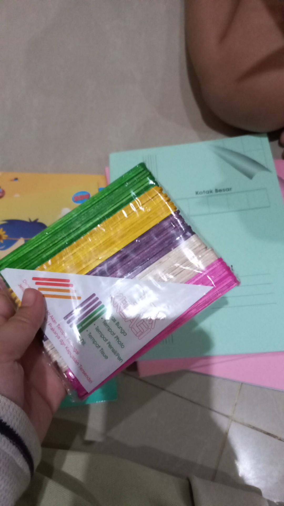 Stik Kreasi Stick Es Krim Warna