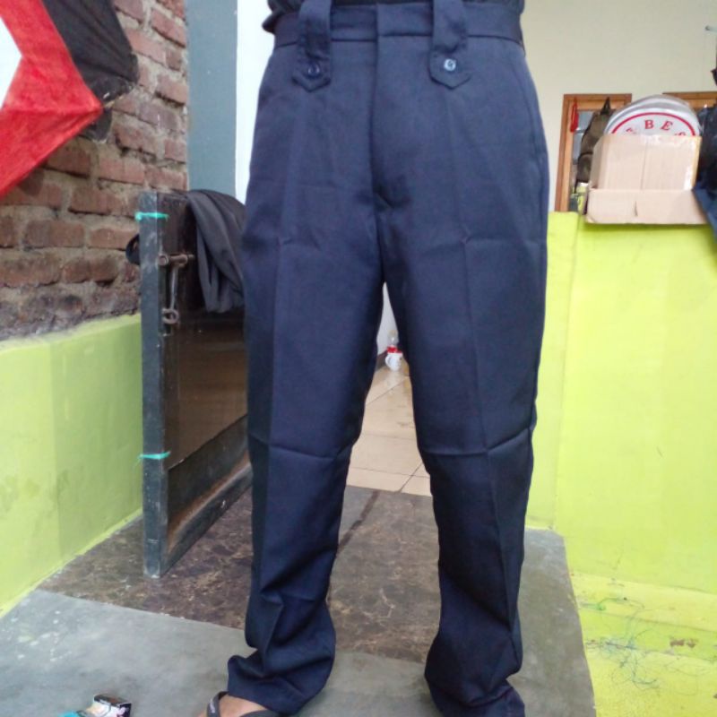 celana PDH warna biru navy