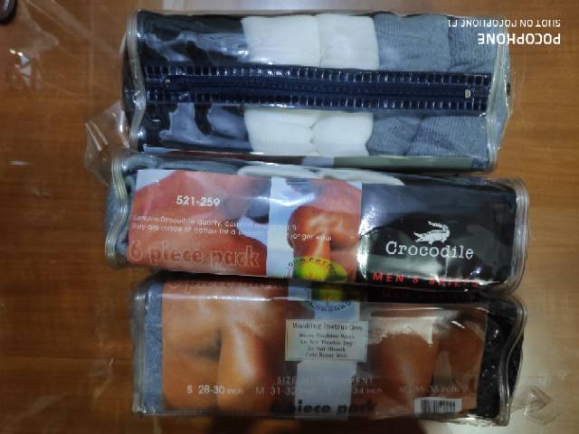 CELANA DALAM PRIA CROCODILE, ART 259, 1 PACK ISI 6 PEACES