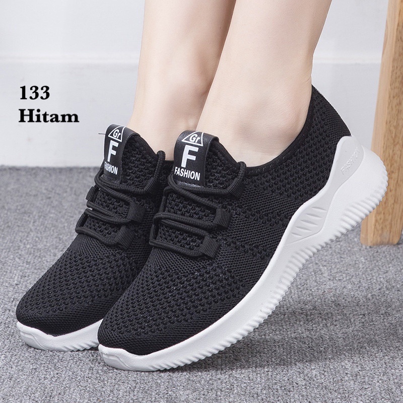 SEPATU WANITA IMPOR BAHAN RAJUT 133