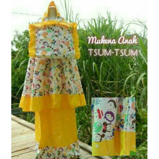 Mukena Anak Set Sajadah/ MUKENA TSUM TSUM