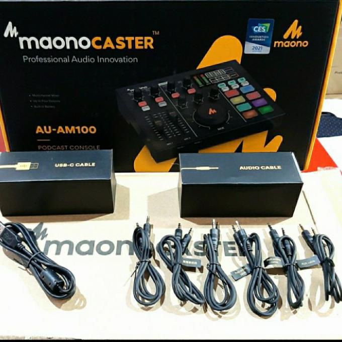 Maonocaster Am100 Mixer Broadcast Dan Live Streaming