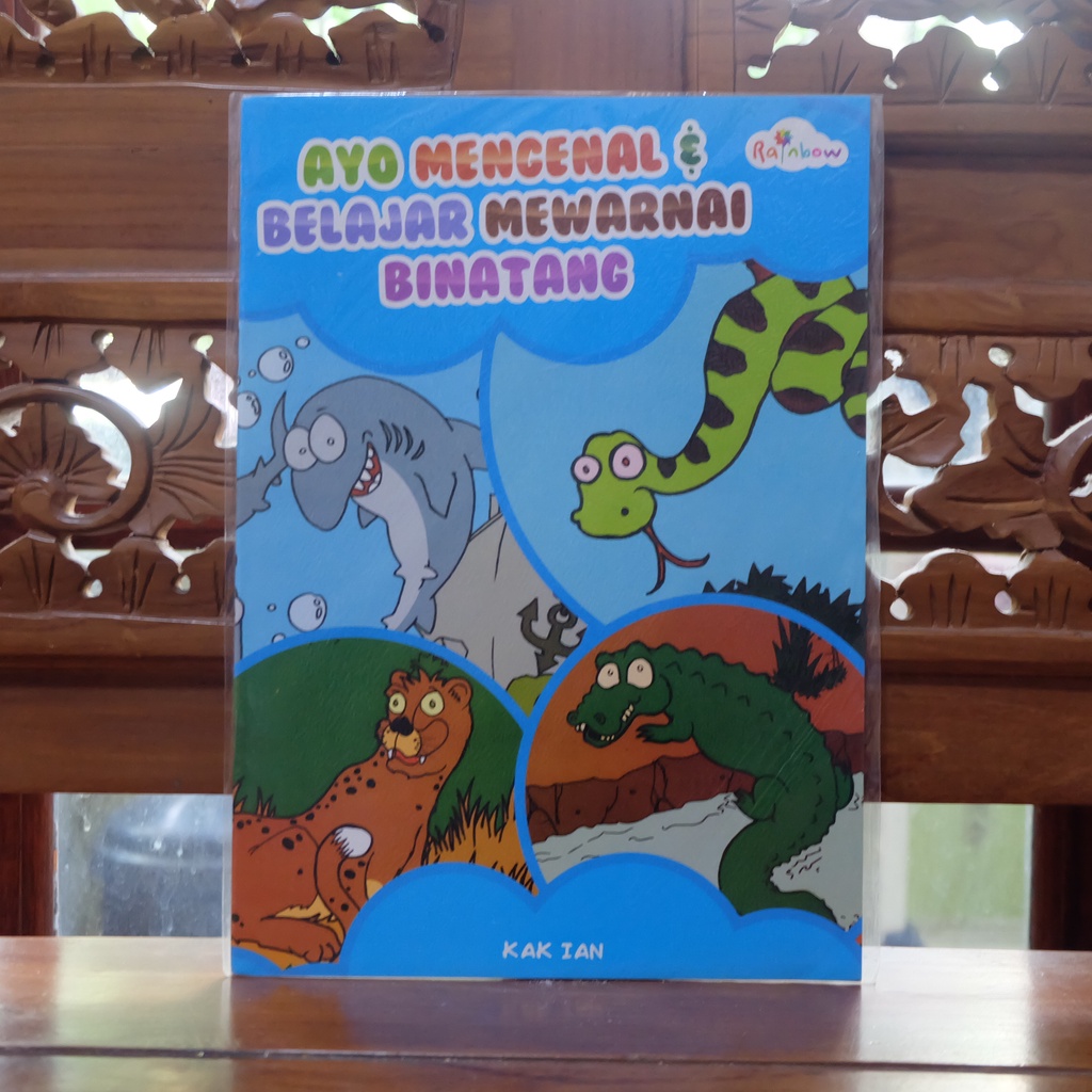 

AYO MENGENAL DAN BELAJAR MEWARNAI BINATANG - Buku Aktivitas Anak