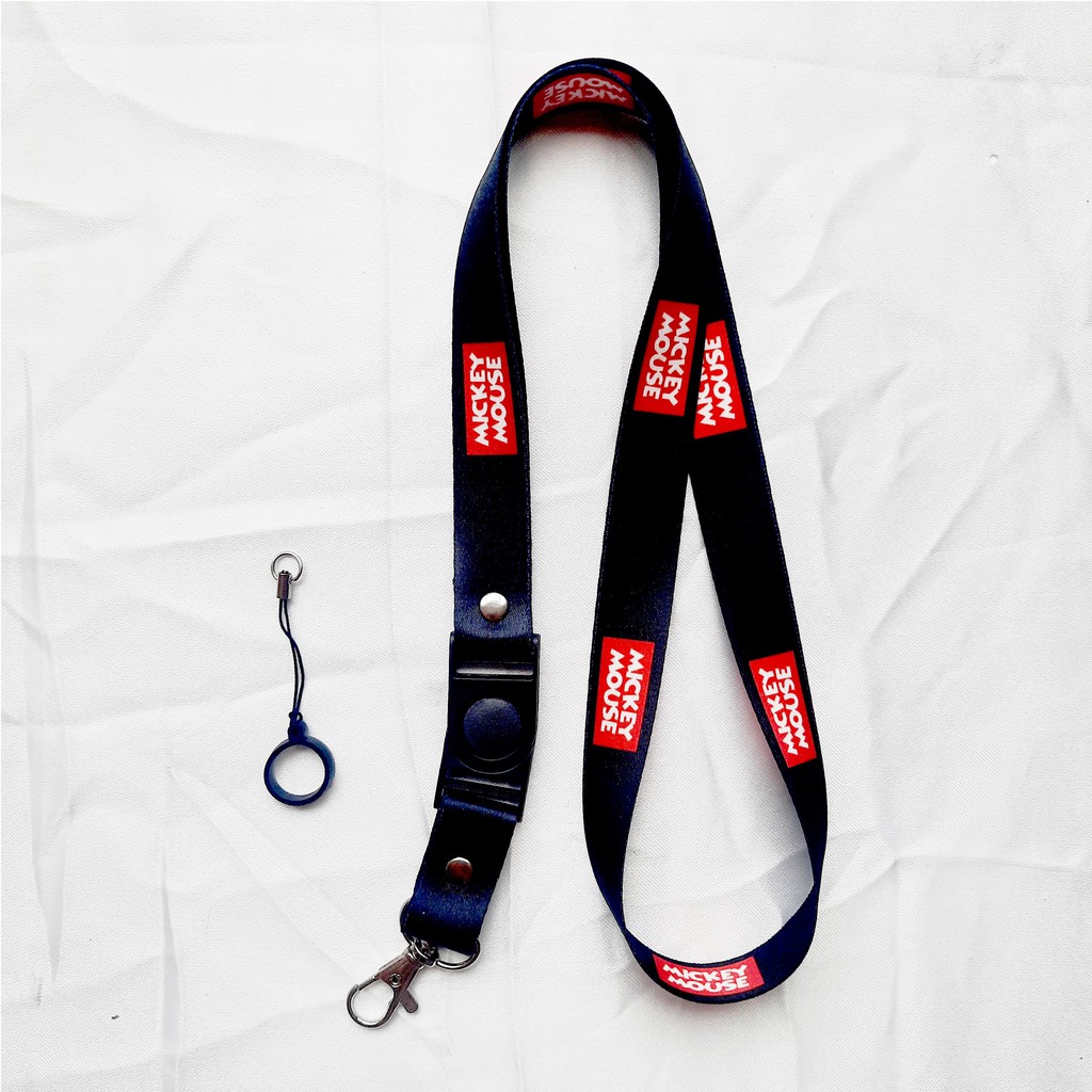 

Lanyard Printing Gantungan ID Card Mickey Real pick