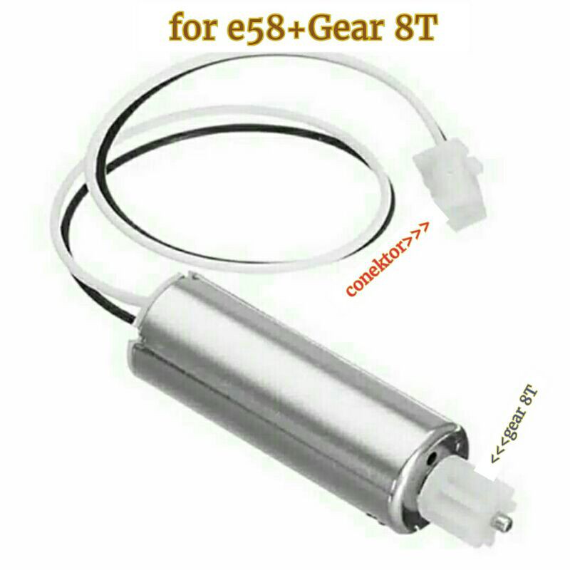 Dinamo Motor Drone Eachine E58/e68 fit 816 Part conector+Gear