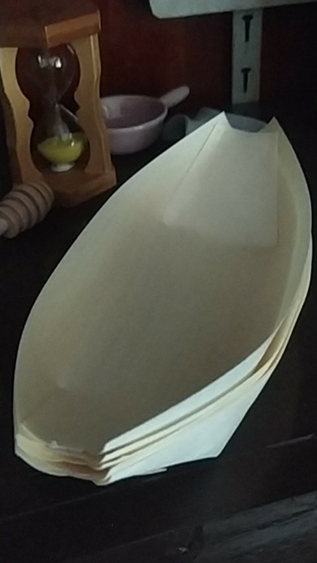 Garudabali Piring Saji Mangkok Kayu Wooden Plate Food Snack Cake Dessert No Paper Tray Bowl Pudding