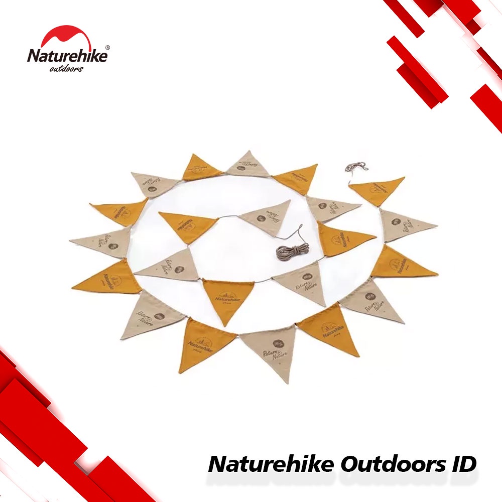 Naturehike NH20PJ119 Hiasan Gantung Bendera Tenda