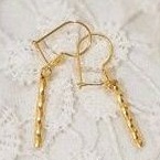Anting Bambu Ukir Emas Muda 1/2 Gram
