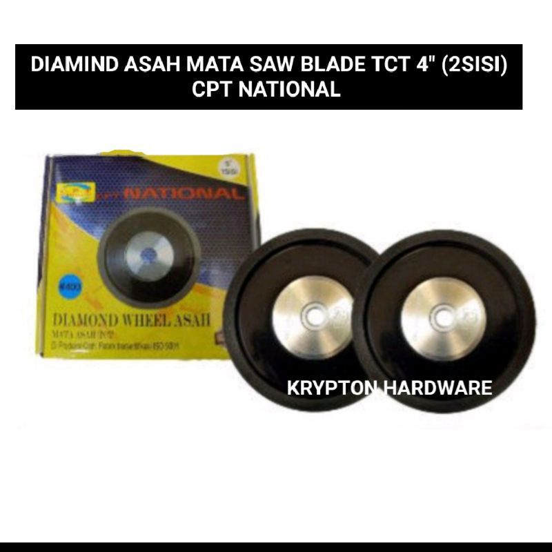 DIAMOND ASAH TCT 4&quot; (2 SISI) CPT NATIONAL BEST QUALITY