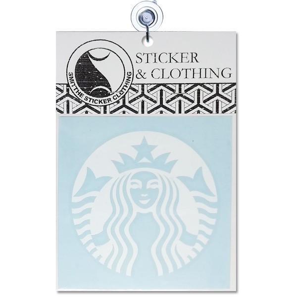 Stiker Starbucks Logo Sbux Siren Mermaid Cutting Sticker