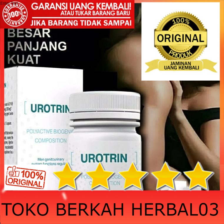 100% ASLI [KODE BARANG W9369] UROTRIN 100% herbal asli obat kuat tahan lama dan pembesar penis telah