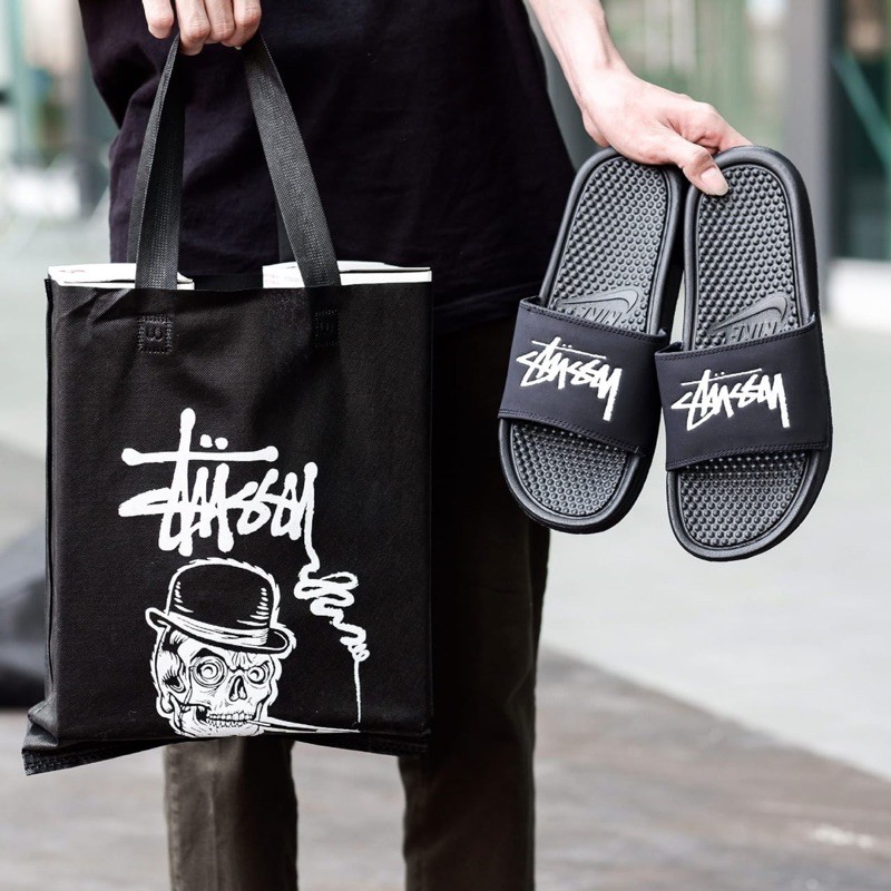 SANDALS STUSSY x NIKE BLACK