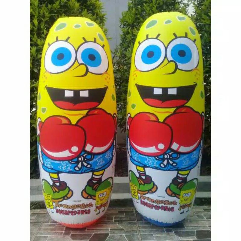 AJ NEW!! BISA COD!! Mainan Balon Tinju Besar Karakter SpongeBob Dan Patrick Ukuran 91cm