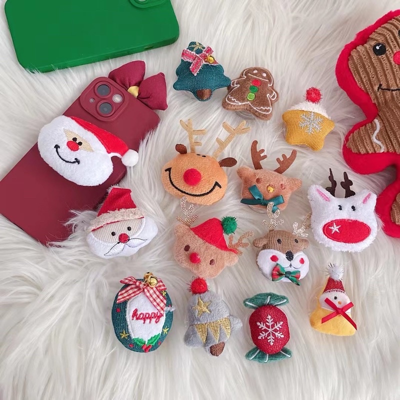 Popsocket Christmas Doll Santa Reindeer [Kado Natal Hampers]