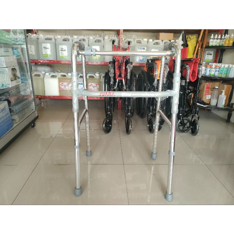 Walker Tanpa Roda Lipat Sella / Tongkat Bantu Jalan / Walker Standard Onemed