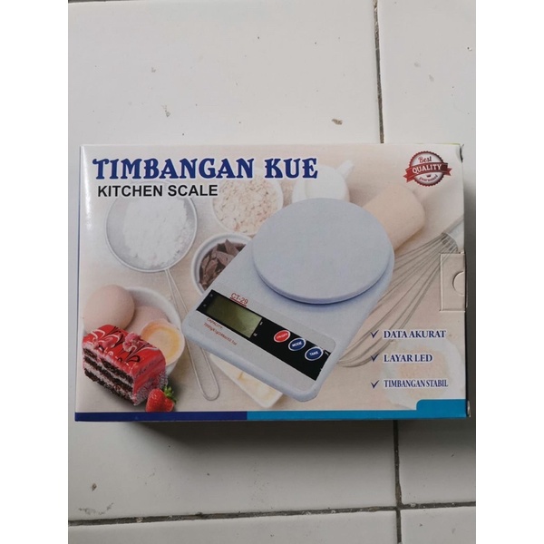 TIMBANGAN DAPUR KUE TEPUNG MAKANAN BUAH SAYUR KUE KITCHEN SCALE MERK GSE TERBARU