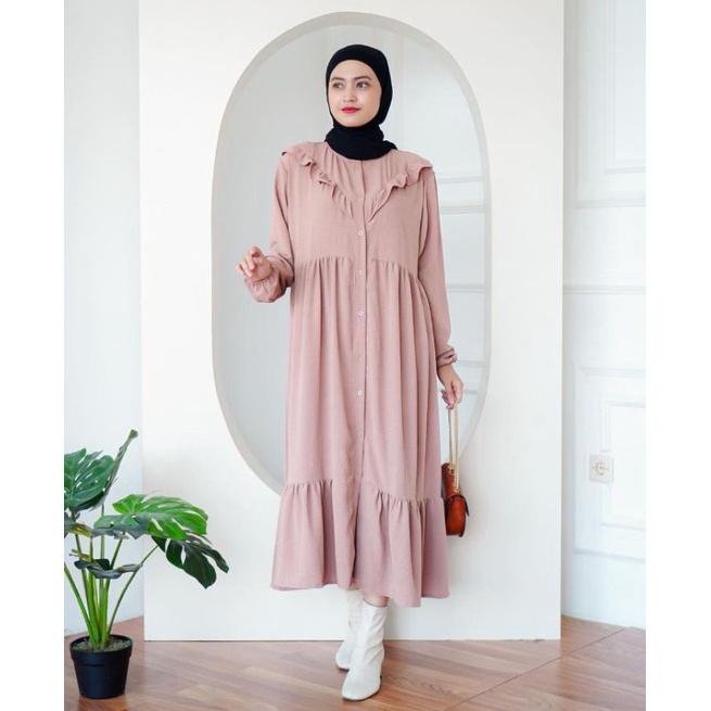 UNIZA MARISKA DRESS MAXY CRINGKEL