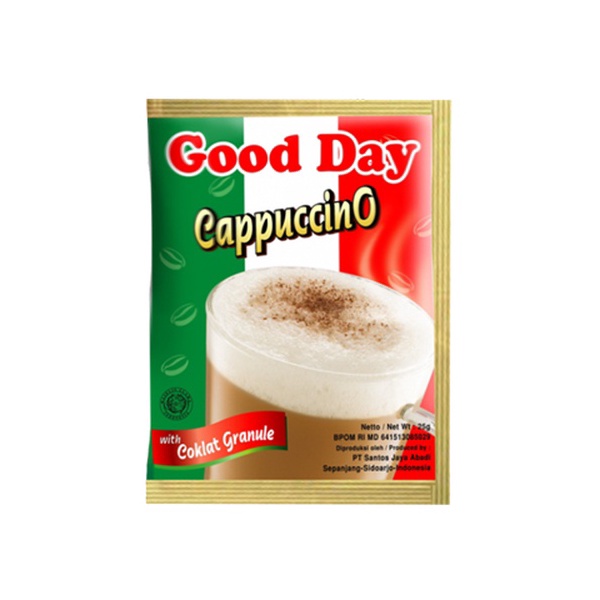 FCW - Kopi Good Day Cappuccino Sachet 25 Gram x10