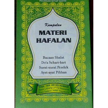 Berkualitas Buku Materi Hafalan TKA-TPA