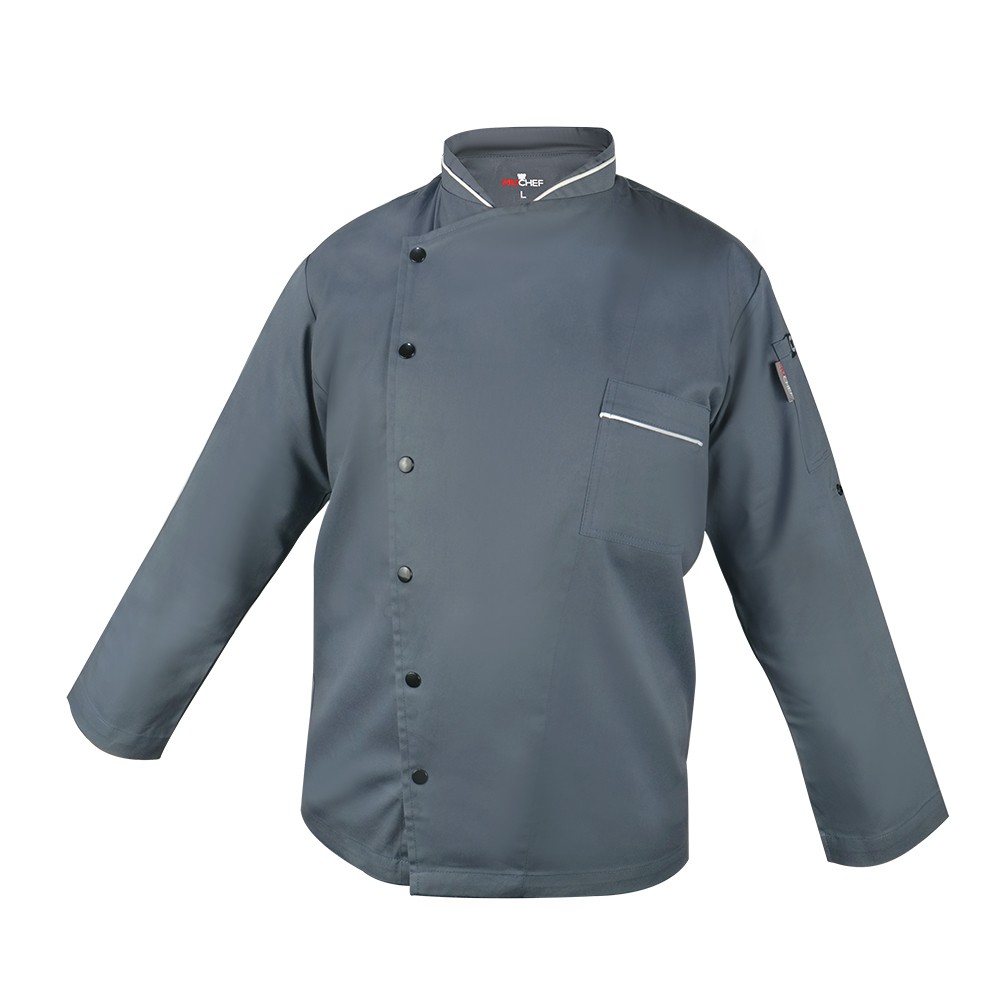 MUCHEF Baju Koki Pandawa Grey / Abu-Abu