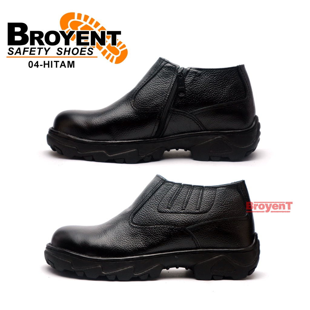 Sepatu Safety Boot Resleting Kulit Asli 04