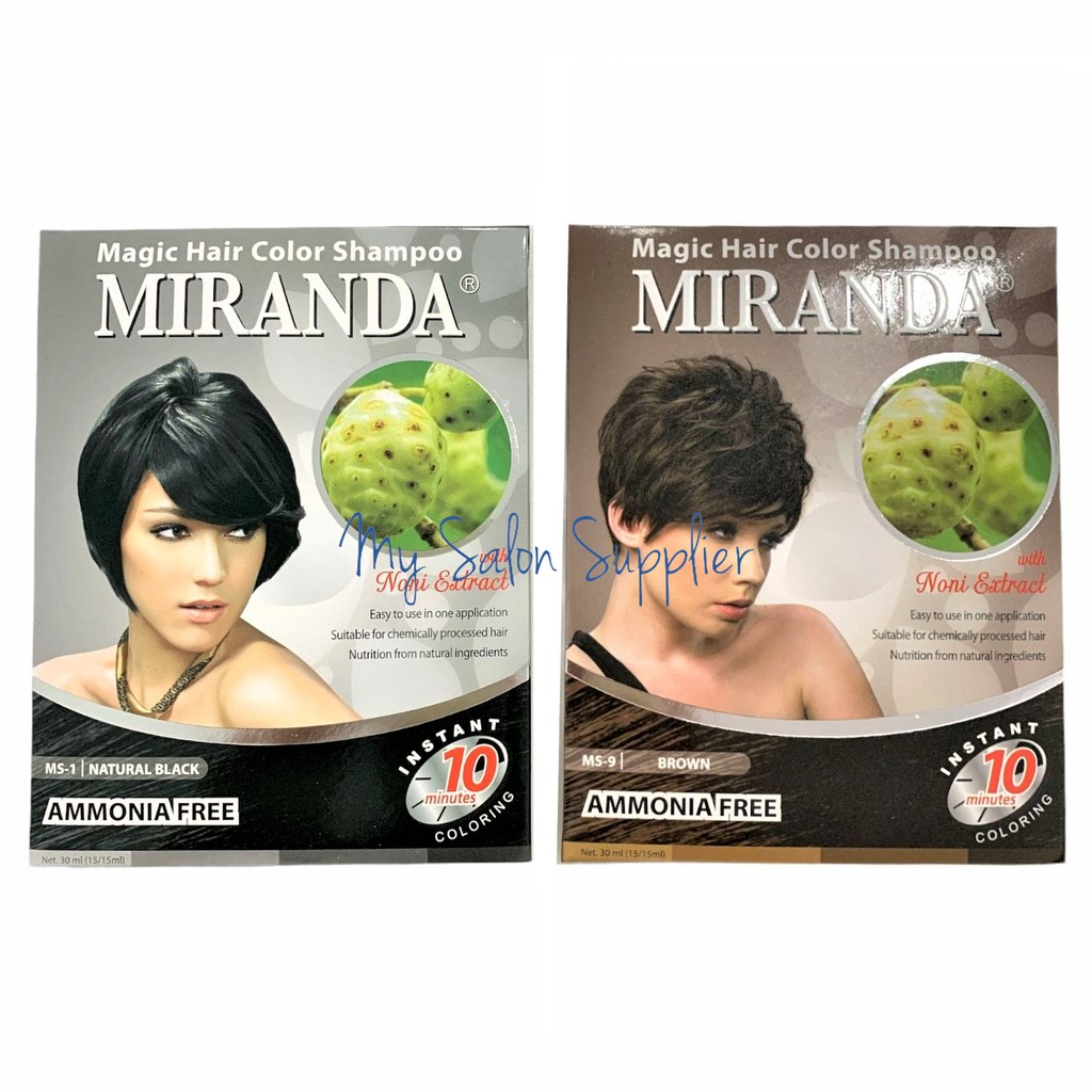 Miranda Magic Hair Color Shampoo Noni Extract 30ml