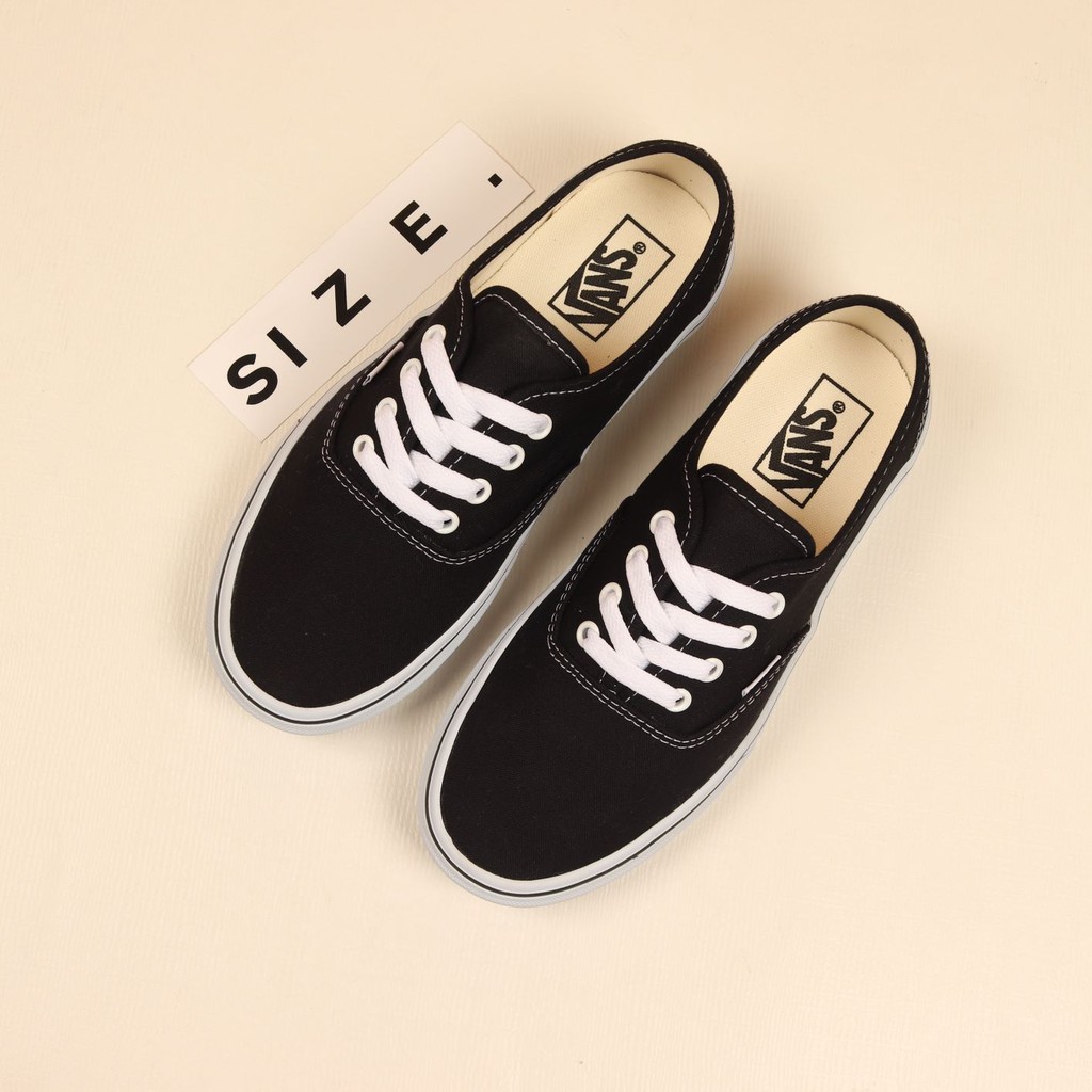 Vans Authentic Classic Black White 1