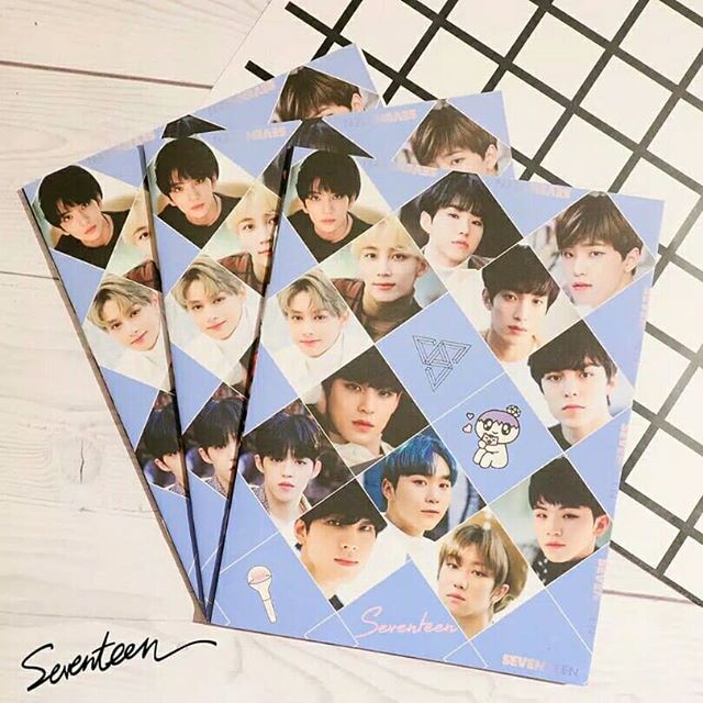 

Buku Tulis / Buku Sekolah SEVENTEEN K-Pop Bebas Custom (6 pcs)