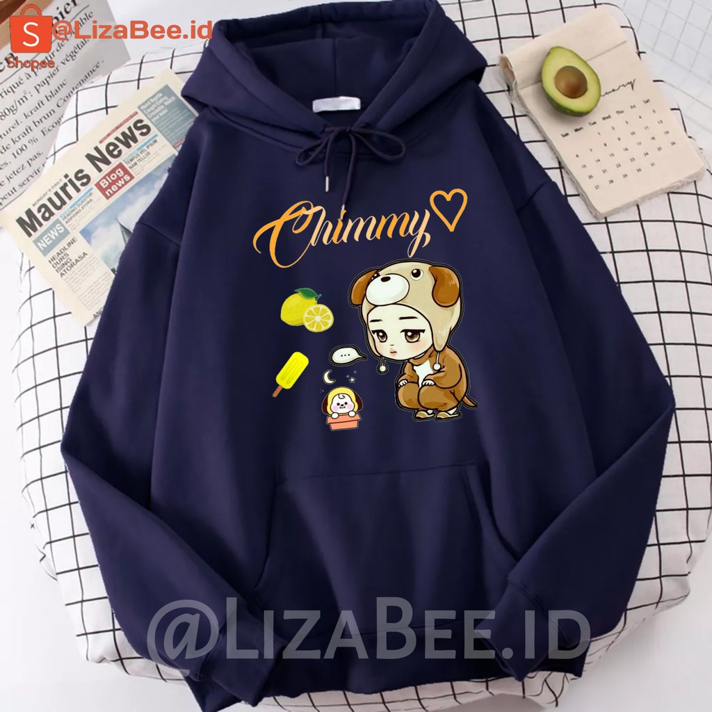 Hoodie Chimmy Bt21 Wanita Sweater Bt21 Chimmy Anak Perempuan Dewasa Hodie BTS Oversize Jumbo Murah