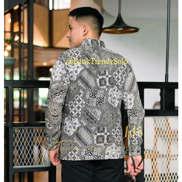 Hem  Kemeja Baju Batik Pria Cowok Laki Laki Slimfit Full Lapis Furing Lengan Panjang Lengan Pendek Original Asli Batik Jumanta Solo Laweyan Size S M L Xl XXL Bahan Katun Premium  956